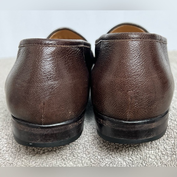 MAGNANNI Made in Spain Vintage Brown Crocodile Loafer Vero Cucio US Size 10.5 M main image 5